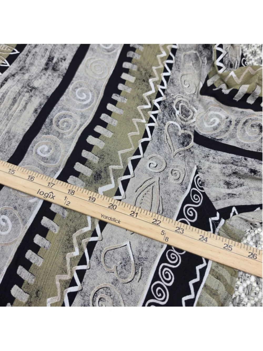 Vintage Serica Elite Sport Mens L Abstract Tribal Viscose Button Up Shirt Italy - Picture 11 of 13